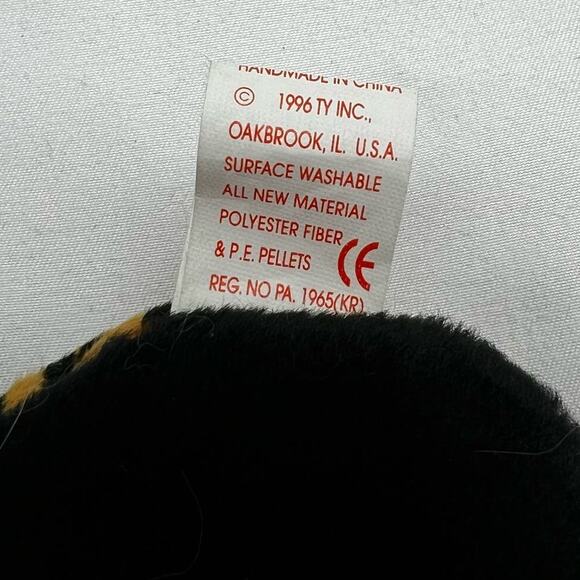 Ty Original Beanie Baby Spinner The Spider Retired 1996 RARE Multiple Errors - Picture 6 of 12